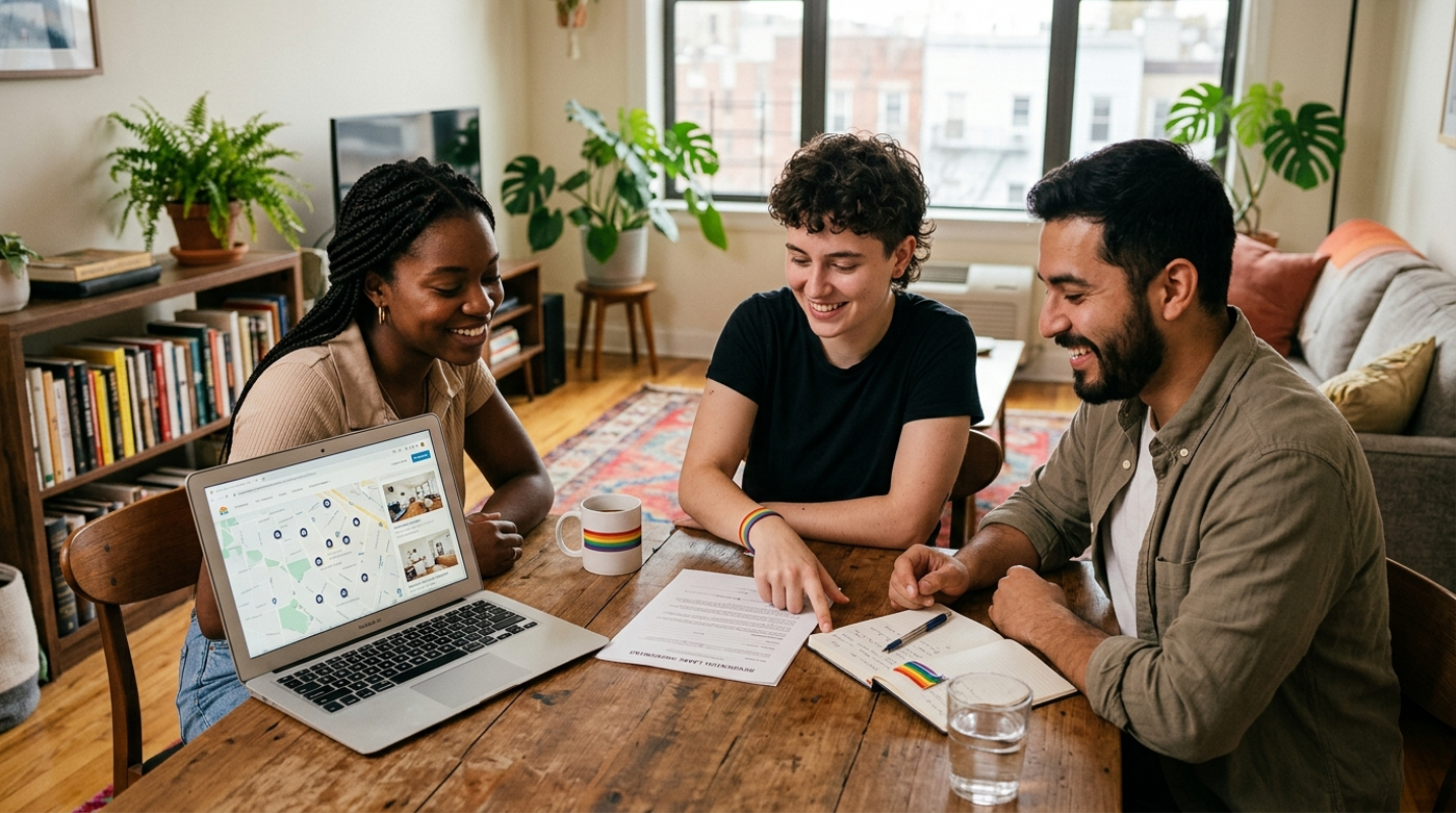 How to Find an LGBTQ-Affirming Landlord or Roommate